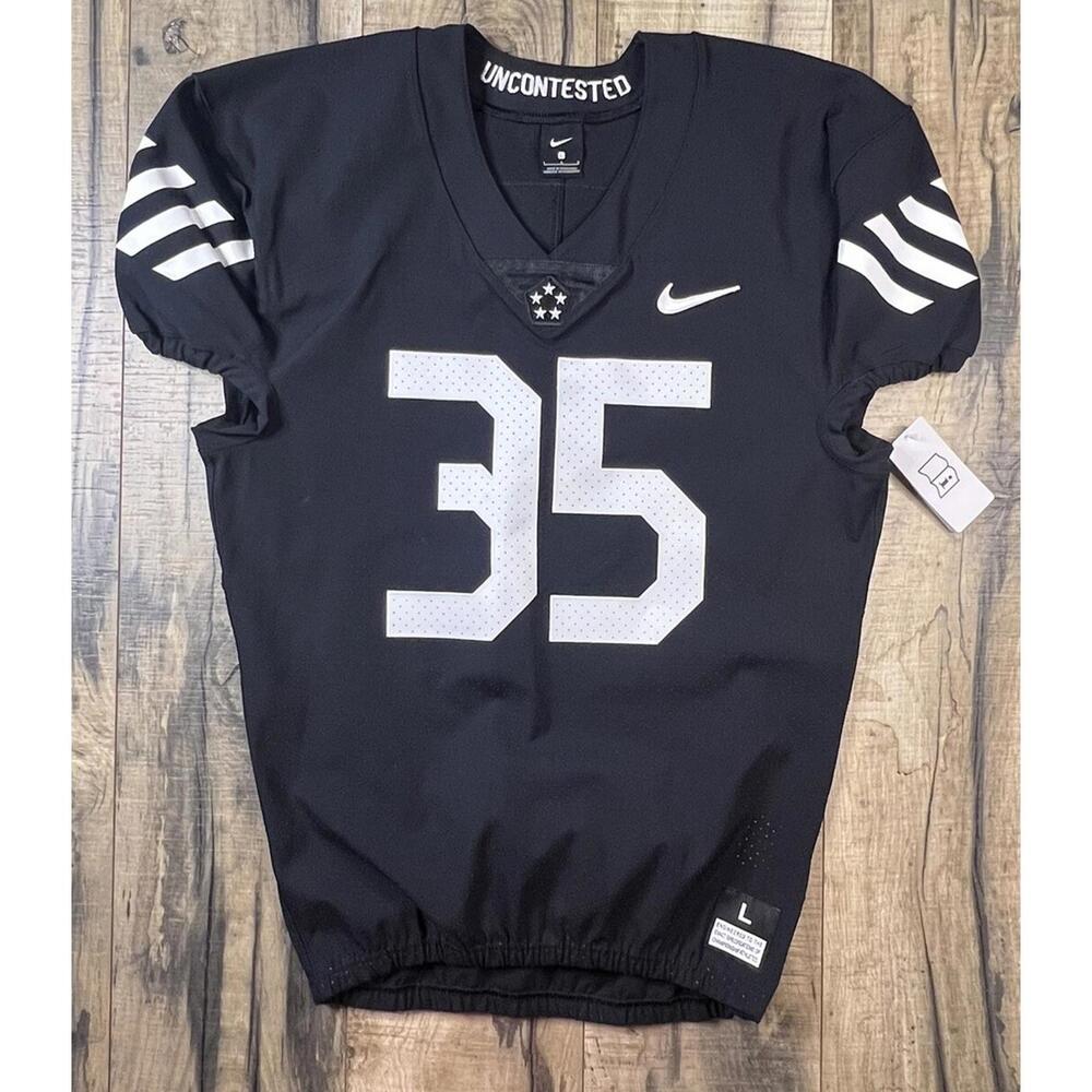 NWT Nike Vapor Pro Sample Jersey Men L Black Football Hazard #35 Uncontested .
